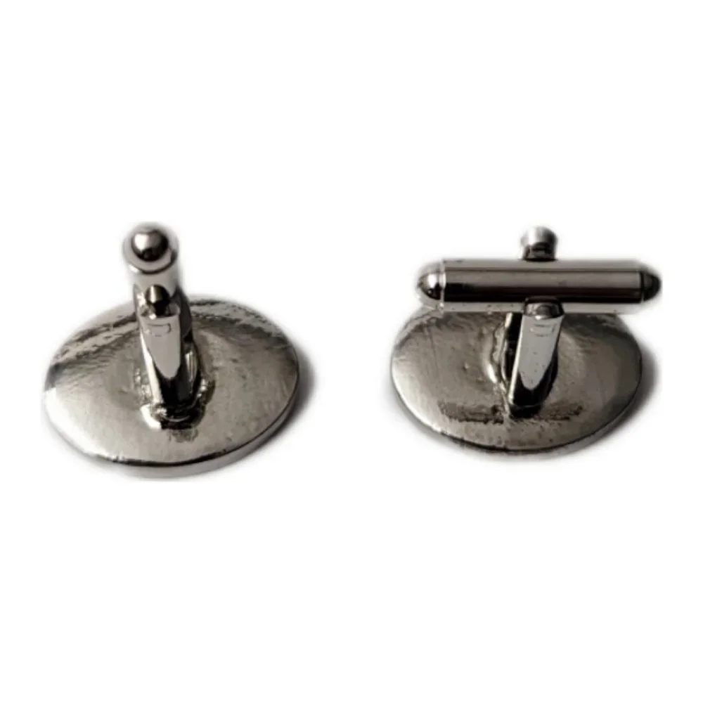 Art Pewter Scottish Thistle Cufflinks - Picture 4 of 5